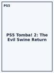 PS5 Tomba! 2: The Evil Swine Return