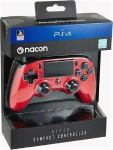 NACON PS4 Coloured Red Controller Wired