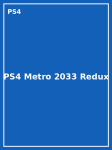 PS4 Metro 2033 Redux